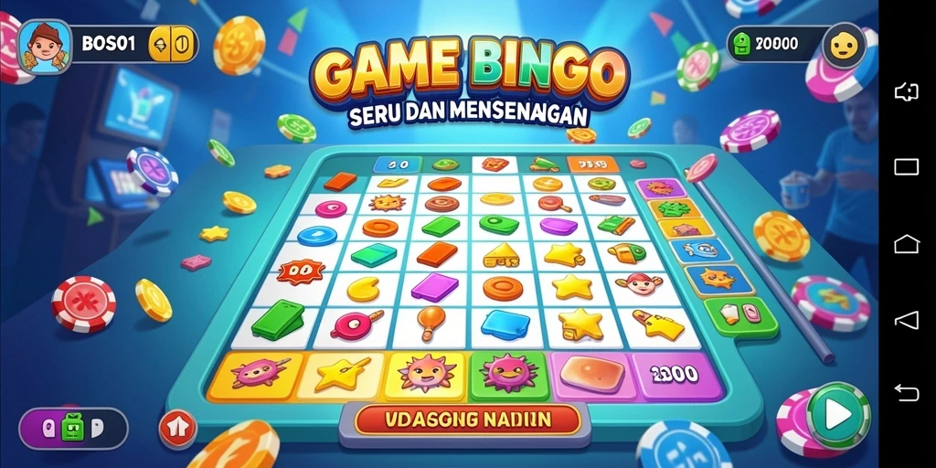 Screenshot gameplay BOS01 menampilkan keseruan bermain Bingo.