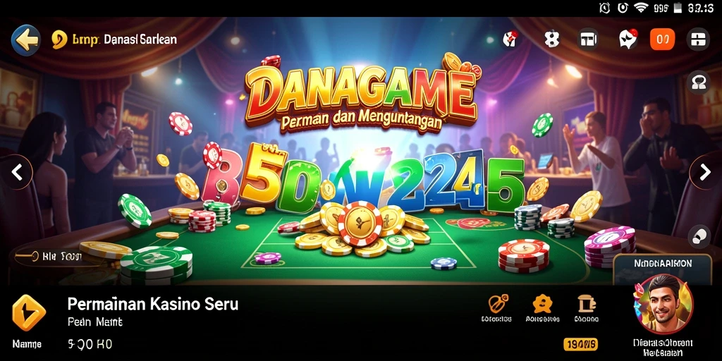 Tampilan menarik dari gameplay Kasino di DANAGAME.