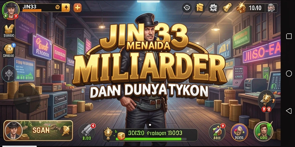 Screenshot utama JIN33 menampilkan gameplay Tycoon yang seru dan interaktif.