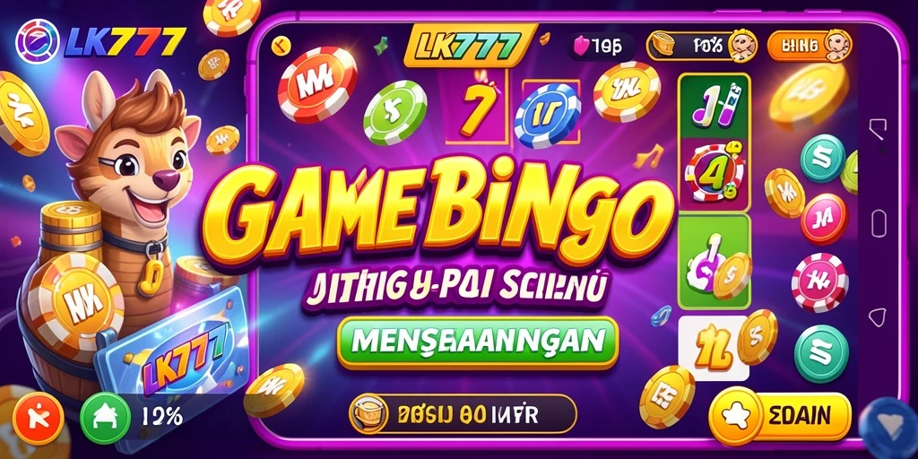 Tampilan gameplay LK777 yang memukau dan interaktif dalam bermain Bingo.
