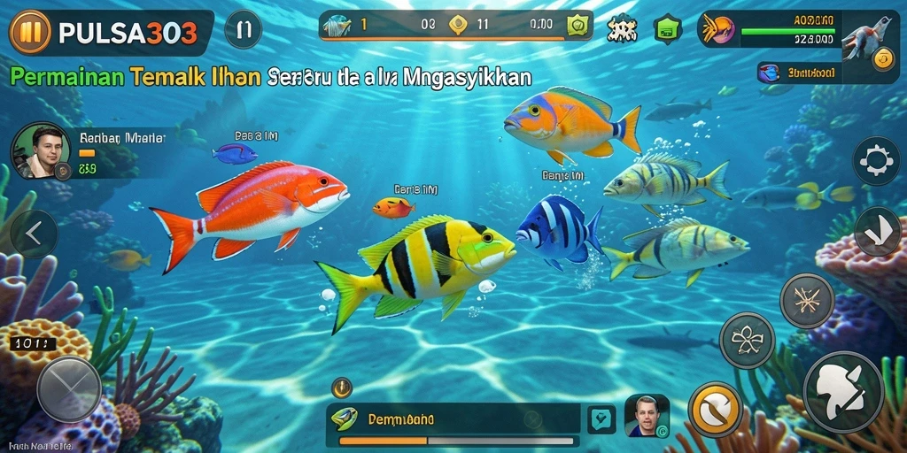 Screenshot gameplay PULSA303 menampilkan aksi menembak ikan yang seru.