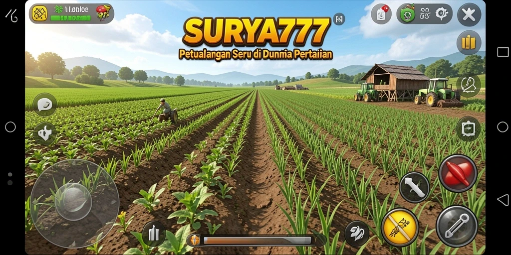 Tampilan menarik dengan gameplay pertanian yang seru.
